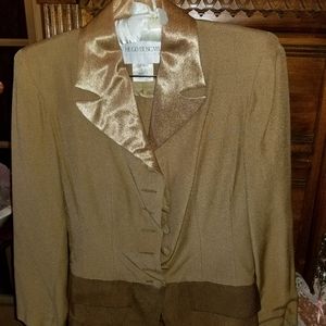 Hugo Buscati antique gold suit